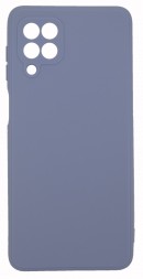 Накладка силиконовая Soft Touch для Samsung Galaxy F62 E625 / Samsung Galaxy M62 M625 платиново-серая