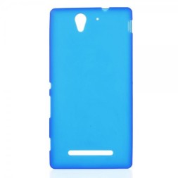 Накладка силиконовая для Sony Xperia C3 синяя