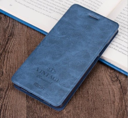 Чехол Mofi Vintage Classical для Xiaomi Redmi Note 5 / Note 5 Pro синий
