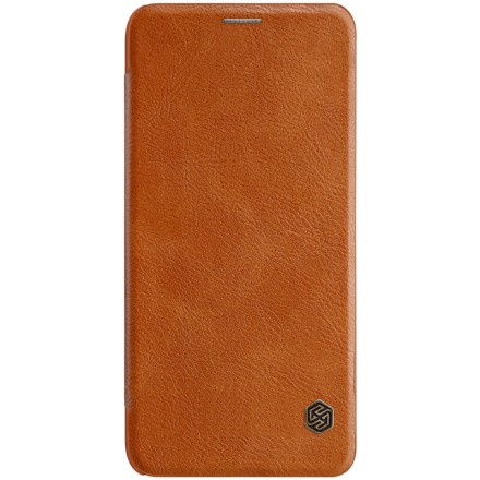 Чехол-книжка Nillkin Qin Leather Case для Samsung Galaxy J8 (2018) J810 коричневый