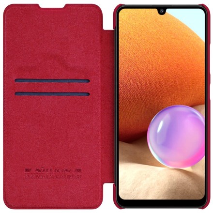 Чехол-книжка Nillkin Qin Leather Case для Samsung Galaxy A32 A325 красный