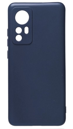 Накладка силиконовая Silicone Cover для Xiaomi 12 Lite синяя