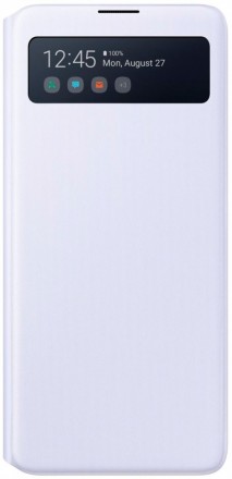 Чехол Samsung S View Wallet Cover для Samsung Galaxy Note 10 Lite N770 EF-EN770PWEGRU белый