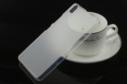 Накладка KissWill силиконовая для Lenovo S8 A7600 прозрачно-белая