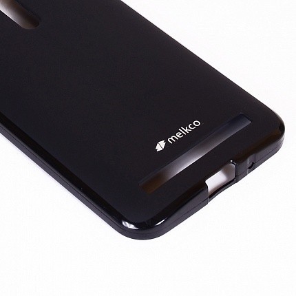 Накладка силиконовая Melkco Poly Jacket для Asus Zenfone 2 ZE500CL черная