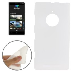 Накладка силиконовая для Nokia Lumia 830 прозрачно-белая