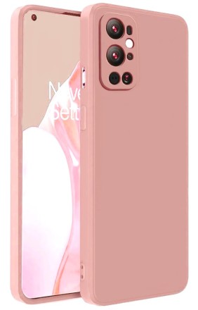 Накладка силиконовая Soft Touch для OnePlus 9 Pro розовая