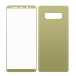 Пленка защитная для Samsung Galaxy Note 8 N950 полноэкранная золотистая на 2 стороны