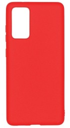 Накладка силиконовая Soft Touch ультратонкая для Vivo V21E красная