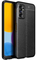 Накладка силиконовая для Samsung Galaxy M52 5G M526 под кожу чёрная