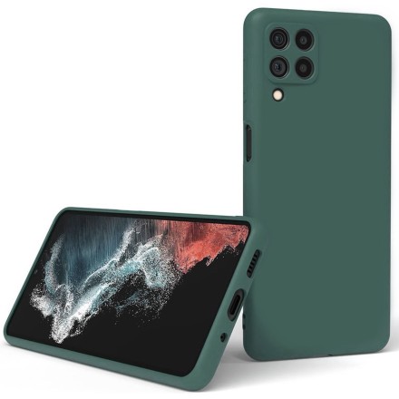 Накладка силиконовая Silicone Cover для Samsung Galaxy M53 5G M536 зелёная