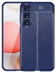 Накладка силиконовая для Samsung Galaxy S23 FE S711 под кожу синяя
