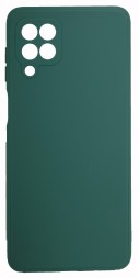Накладка силиконовая Soft Touch для Samsung Galaxy F62 E625 / Samsung Galaxy M62 M625 темно-зеленая