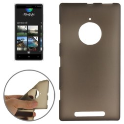 Накладка силиконовая для Nokia Lumia 830 прозрачно-черная