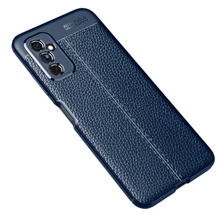 Накладка силиконовая для Samsung Galaxy M52 5G M526 под кожу синяя