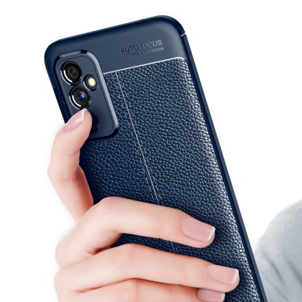 Накладка силиконовая для Samsung Galaxy M52 5G M526 под кожу синяя