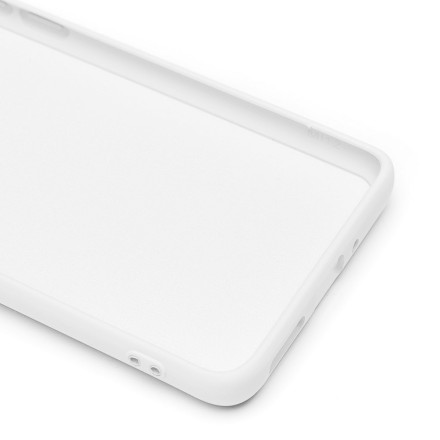 Накладка силиконовая Silicone Cover для Xiaomi 12 Lite белая