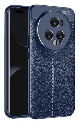 Накладка силиконовая для HONOR Magic5 Pro под кожу синяя