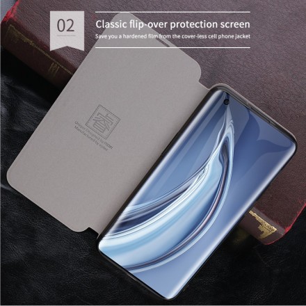 Чехол-книжка Mofi для Xiaomi Mi 10 / Xiaomi Mi 10 Pro голубой
