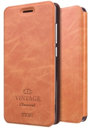 Чехол-книжка Mofi Vintage Classical для Xiaomi Redmi Note 4 коричневый