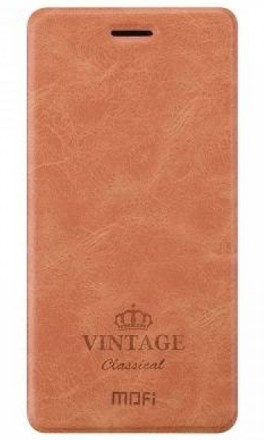 Чехол-книжка Mofi Vintage Classical для Xiaomi Redmi Note 4 коричневый