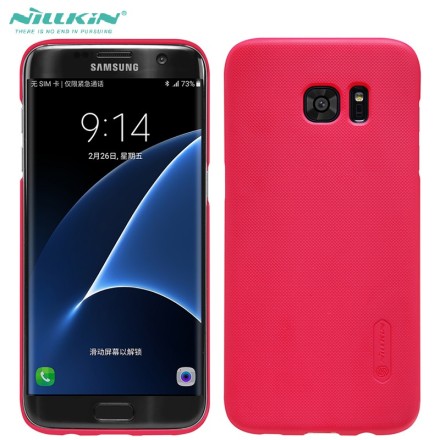 Накладка пластиковая Nillkin Frosted Shield для Samsung Galaxy S7 Edge G935 красная
