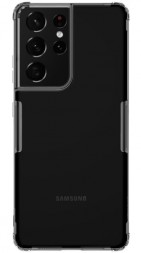 Накладка силиконовая Nillkin Nature TPU Case для Samsung Galaxy S21 Ultra G998 прозрачно-черная
