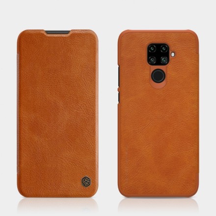 Чехол-книжка Nillkin Qin Leather Case для Huawei Mate 30 Lite / Huawei Nova 5i Pro коричневый
