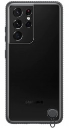 Накладка Samsung Clear Protective Cover для Samsung Galaxy S21 Ultra G998 EF-GG998CBEGRU чёрная