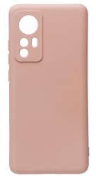 Накладка силиконовая Silicone Cover для Xiaomi 12 Lite пудровая