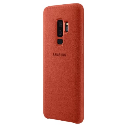 Накладка Samsung Alcantara Cover для Samsung Galaxy S9 Plus G965 EF-XG965ABEGRU красная