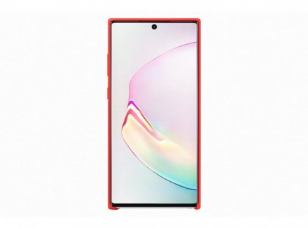 Накладка силиконовая Samsung Silicon Cover для Samsung Galaxy Note 10 Plus SM-N975 EF-PN975TREGRU красная