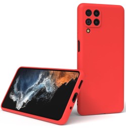 Накладка силиконовая Silicone Cover для Samsung Galaxy M53 5G M536 красная