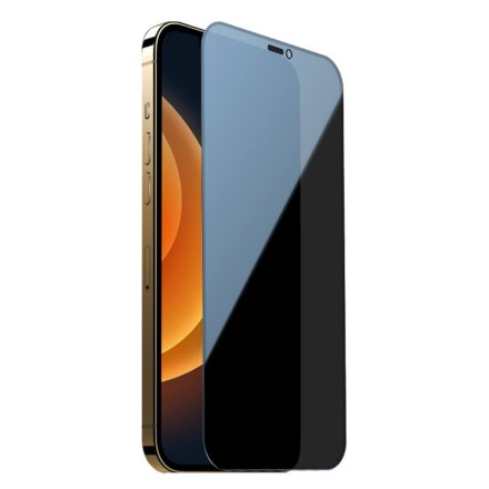 Защитное стекло антишпион для Apple iPhone 13 Pro Max / iPhone 14 Plus полноэкранное черное