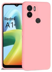Накладка силиконовая Silicone Cover для Poco C51 / Xiaomi Redmi A1 Plus (A1+) / Xiaomi Redmi A2 Plus (A2+) розовая