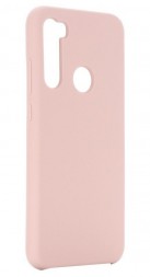 Накладка силиконовая Silicone Cover для Xiaomi Redmi Note 8T пудровая