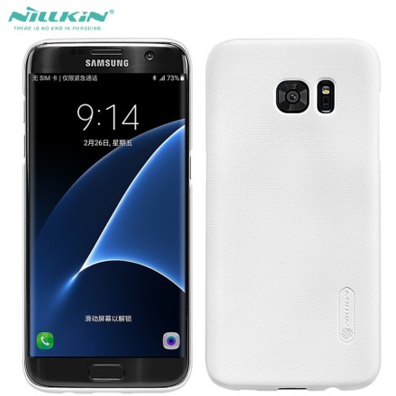 Накладка пластиковая Nillkin Frosted Shield для Samsung Galaxy S7 Edge G935 белая