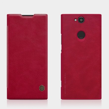 Чехол-книжка Nillkin Qin Leather Case для Sony Xperia XA2 Plus красный
