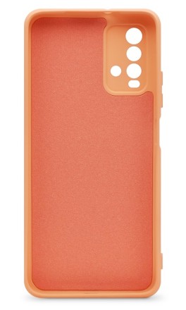 Накладка силиконовая Silicone Cover для Xiaomi Redmi 9T пудровая