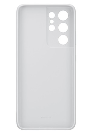 Накладка Samsung Silicone Cover для Samsung Galaxy S21 Ultra G998 EF-PG998TJEGRU светло-серая