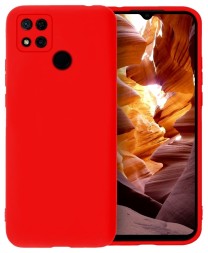 Накладка силиконовая Silicone Cover для Xiaomi Redmi 9C / Xiaomi Redmi 10A красная