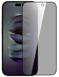 Защитное стекло антишпион для Apple iPhone 14 Pro Max полноэкранное черное