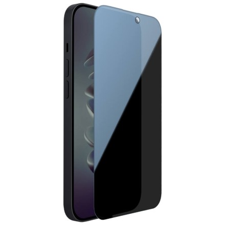 Защитное стекло антишпион для iPhone 14 Pro Max полноэкранное черное