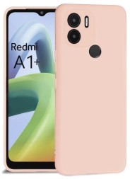 Накладка силиконовая Silicone Cover для Poco C51 / Xiaomi Redmi A1 Plus (A1+) / Xiaomi Redmi A2 Plus (A2+) пудровая
