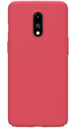 Накладка пластиковая Nillkin Frosted Shield для OnePlus 7 красная