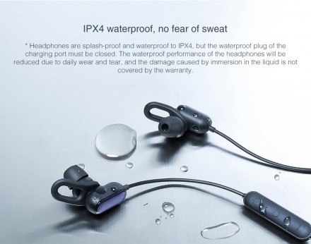 Беспроводная гарнитура Xiaomi Sport Bluetooth Headphones черная