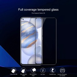 Защитное стекло для Huawei Honor 30 полноэкранное черное