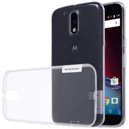 Накладка силиконовая Nillkin Nature TPU Case для Motorola Moto G4 Plus прозрачная