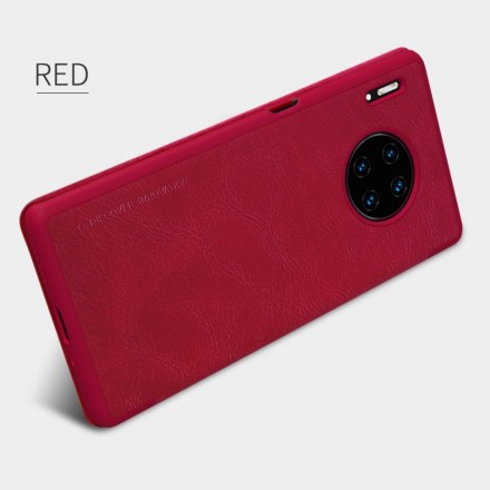Чехол-книжка Nillkin Qin Leather Case для Huawei Mate 30 Pro красный