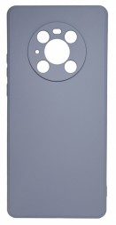 Накладка силиконовая Soft Touch для Huawei Mate 40 Pro платиново-серая